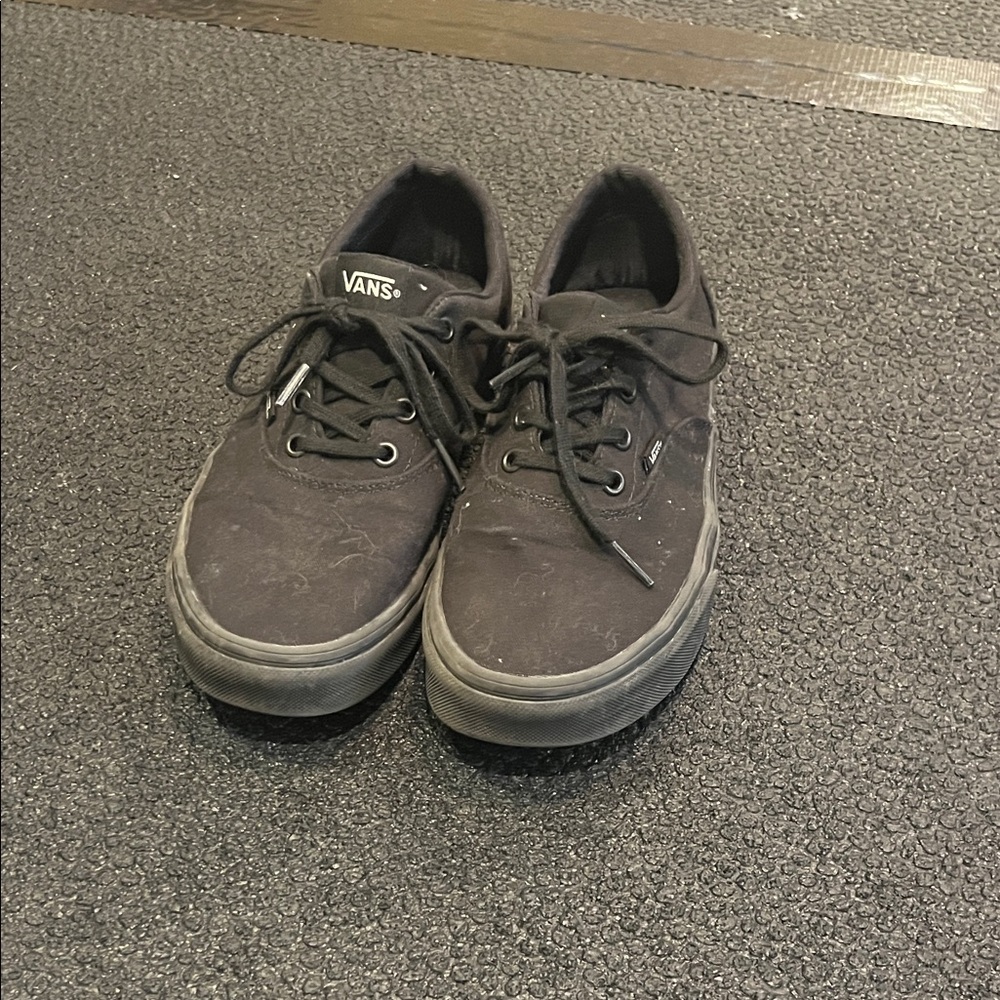 Vans Women's Black Canvas Sneakers
